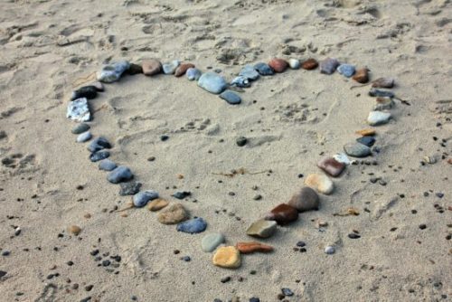 beach-heart